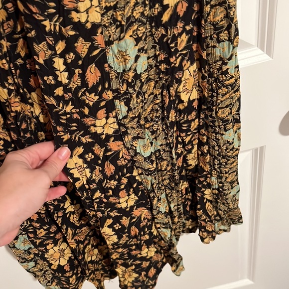 Free People Bali Sultry Boho Pants Jade Combo Small - Picture 3 of 8